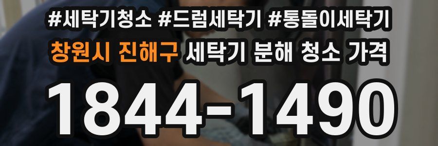 창원시 진해구 세탁기 분해 청소 가격