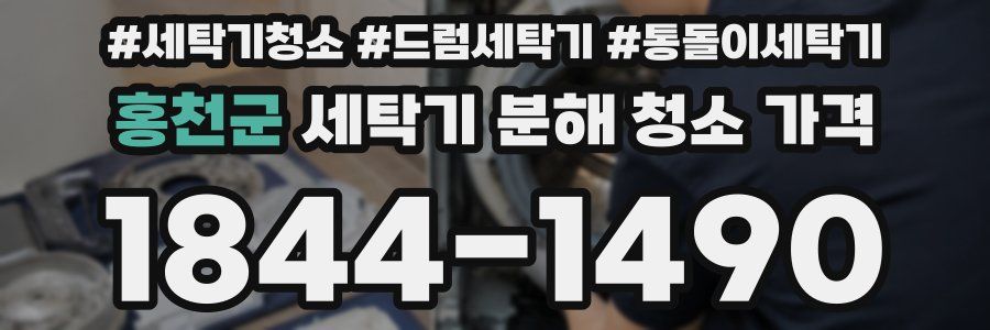 홍천군 세탁기 분해 청소 가격