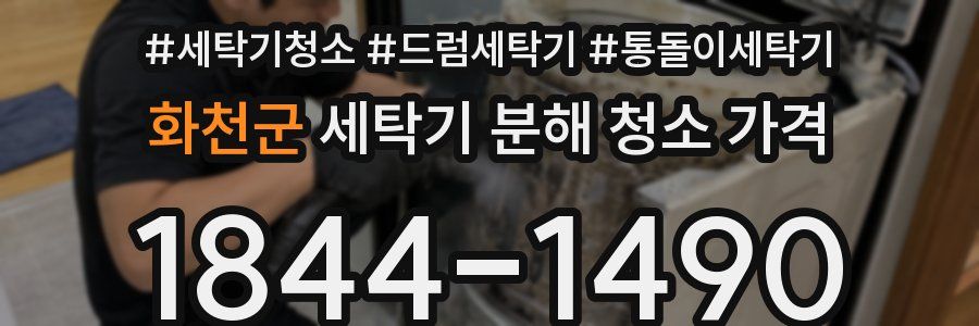 화천군 세탁기 분해 청소 가격