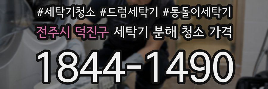 전주시 덕진구 세탁기 분해 청소 가격