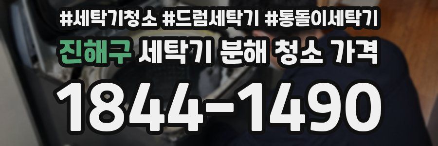 진해구 세탁기 분해 청소 가격