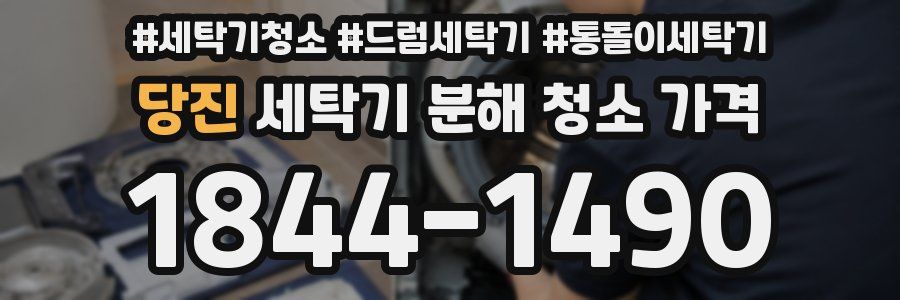 당진 세탁기 분해 청소 가격
