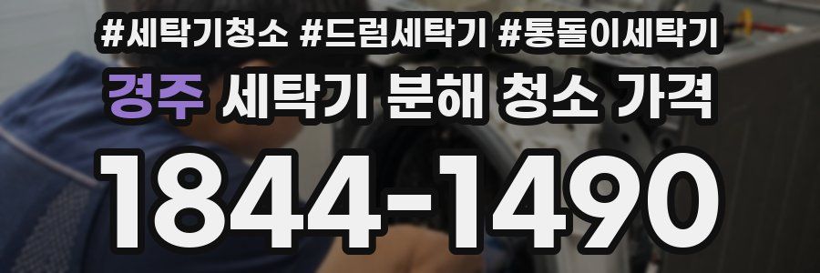 경주 세탁기 분해 청소 가격