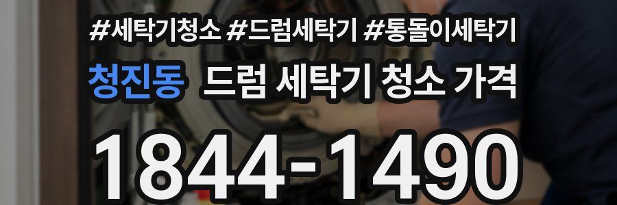 청진동 드럼 세탁기 청소 가격