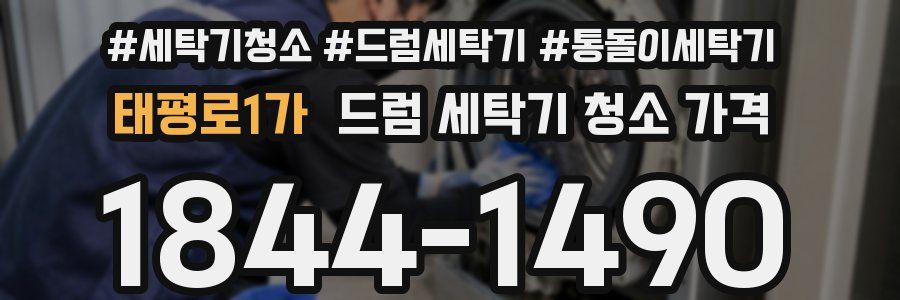 태평로1가 드럼 세탁기 청소 가격