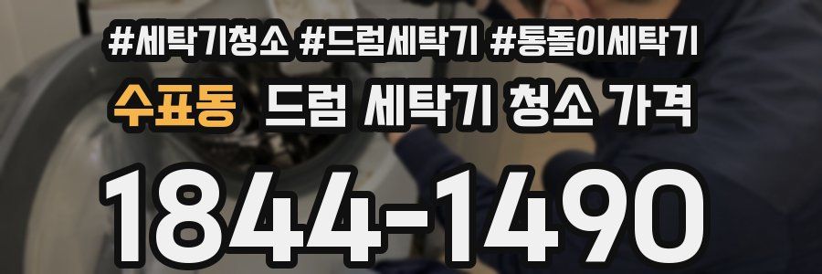 수표동 드럼 세탁기 청소 가격