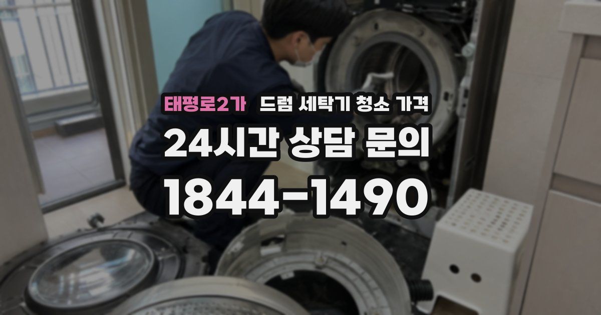 태평로2가 드럼 세탁기 청소 가격