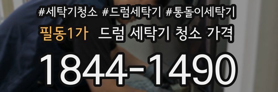 필동1가 드럼 세탁기 청소 가격