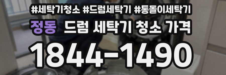 정동 드럼 세탁기 청소 가격