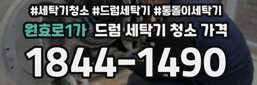 원효로1가 드럼 세탁기 청소 가격