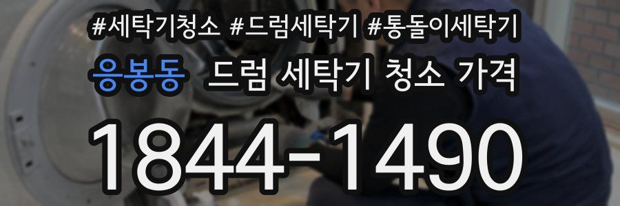 응봉동 드럼 세탁기 청소 가격