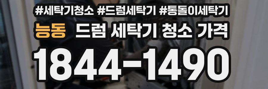 능동 드럼 세탁기 청소 가격