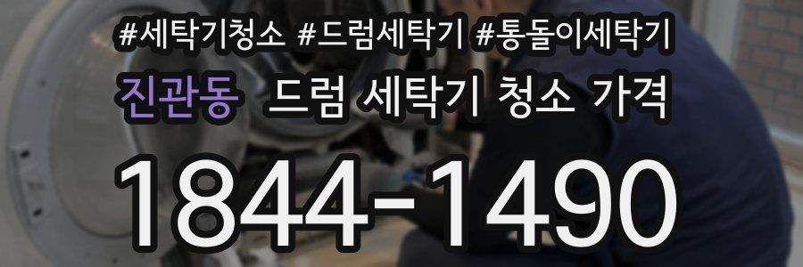 진관동 드럼 세탁기 청소 가격