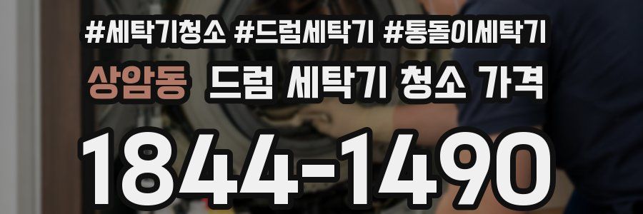 상암동 드럼 세탁기 청소 가격