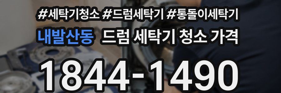 내발산동 드럼 세탁기 청소 가격
