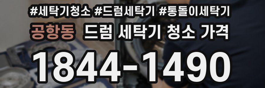 공항동 드럼 세탁기 청소 가격