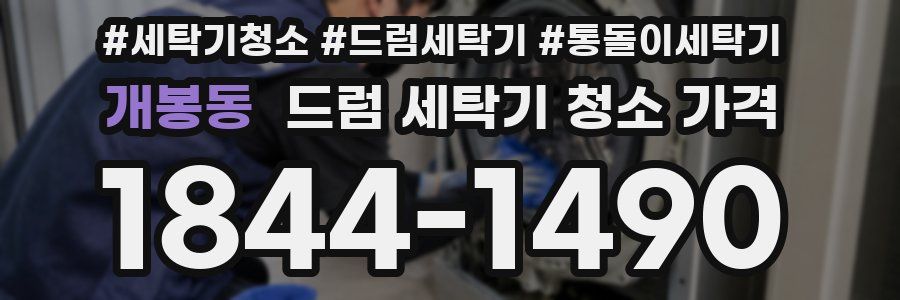 개봉동 드럼 세탁기 청소 가격