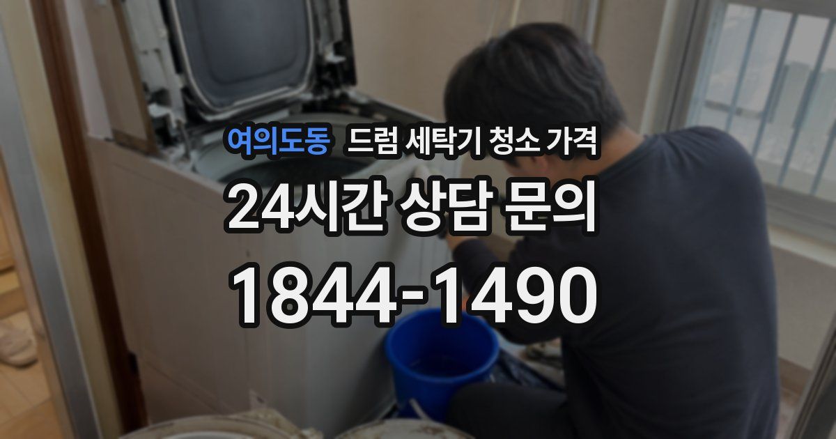 여의도동 드럼 세탁기 청소 가격
