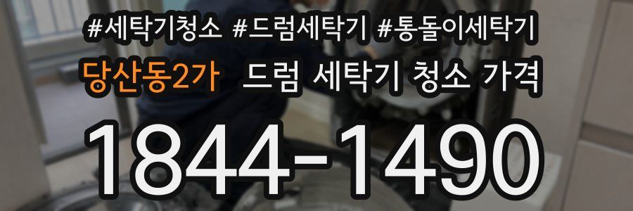 당산동2가 드럼 세탁기 청소 가격