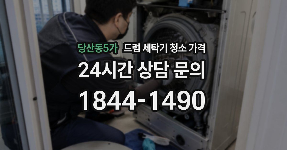 당산동5가 드럼 세탁기 청소 가격