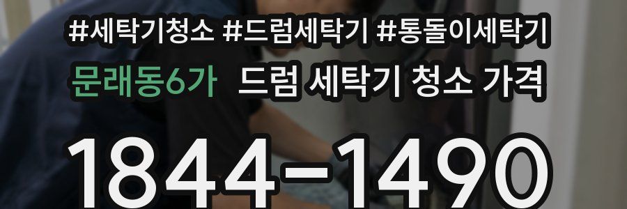 문래동6가 드럼 세탁기 청소 가격