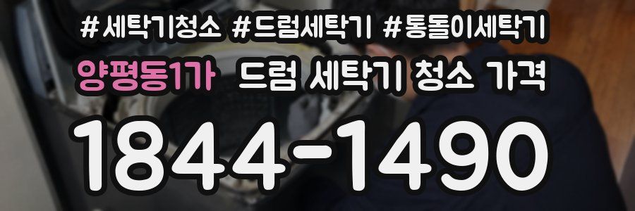 양평동1가 드럼 세탁기 청소 가격
