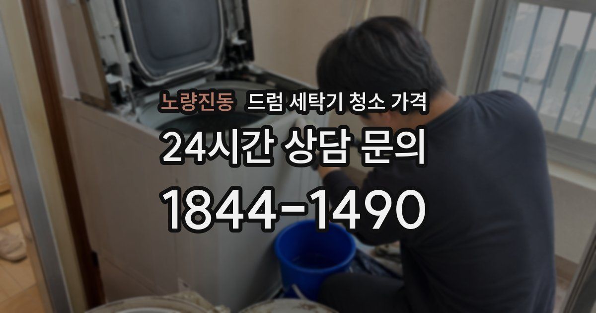 노량진동 드럼 세탁기 청소 가격