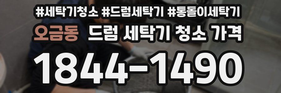 오금동 드럼 세탁기 청소 가격