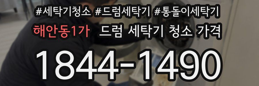 해안동1가 드럼 세탁기 청소 가격