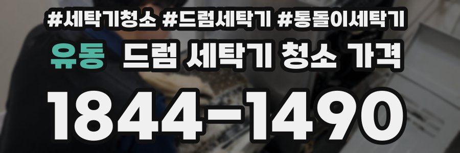 유동 드럼 세탁기 청소 가격