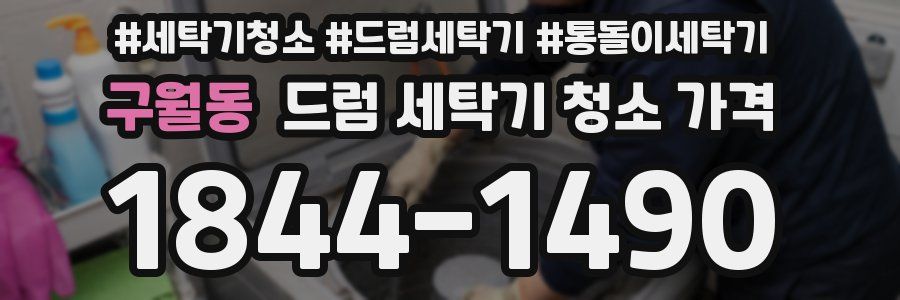 구월동 드럼 세탁기 청소 가격
