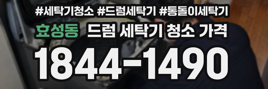 효성동 드럼 세탁기 청소 가격
