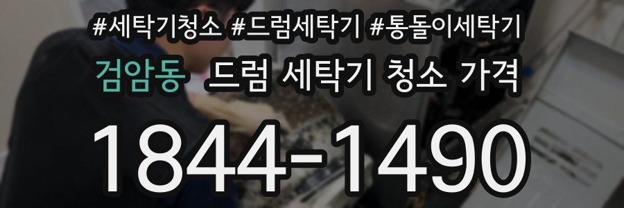 검암동 드럼 세탁기 청소 가격