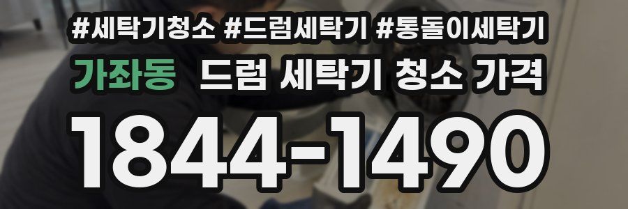 가좌동 드럼 세탁기 청소 가격