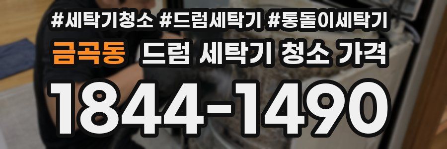 금곡동 드럼 세탁기 청소 가격