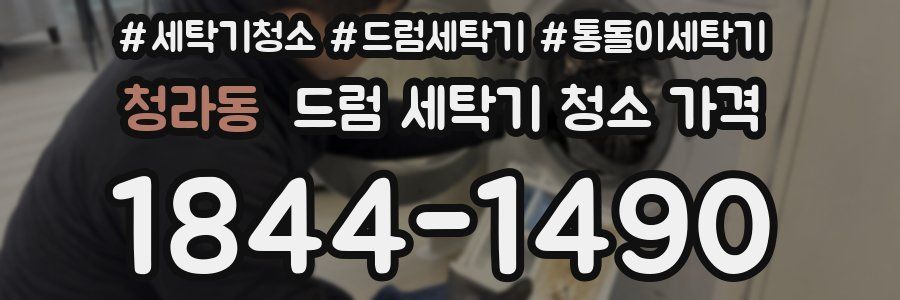 청라동 드럼 세탁기 청소 가격