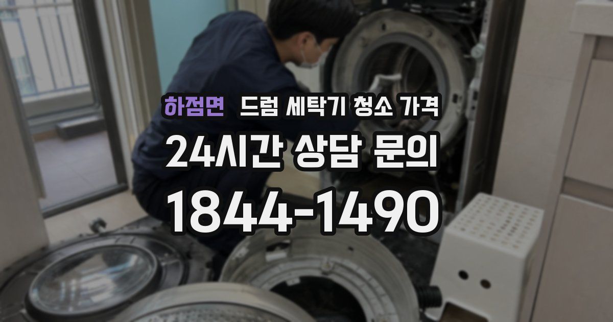 하점면 드럼 세탁기 청소 가격
