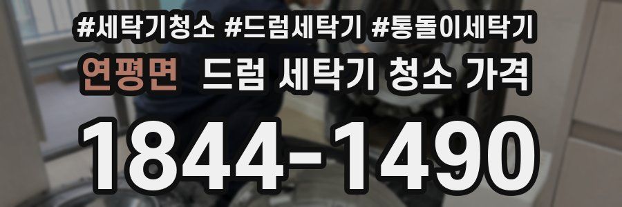 연평면 드럼 세탁기 청소 가격
