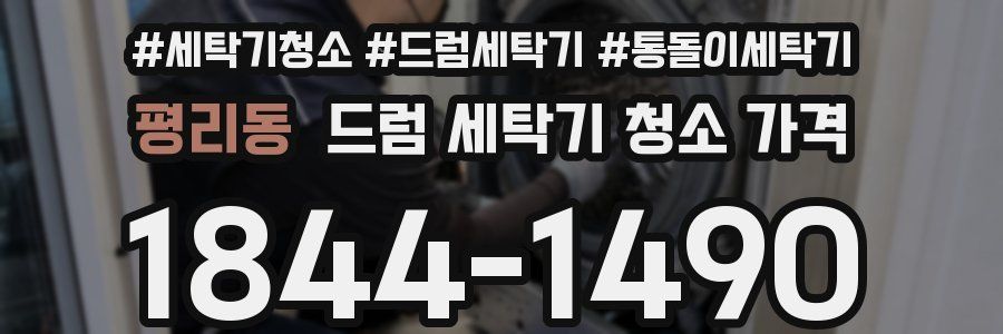 평리동 드럼 세탁기 청소 가격