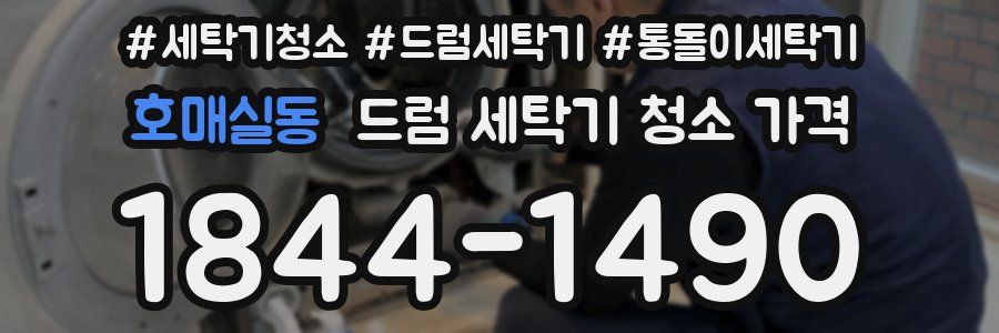 호매실동 드럼 세탁기 청소 가격