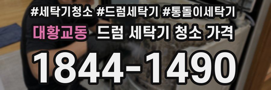 대황교동 드럼 세탁기 청소 가격
