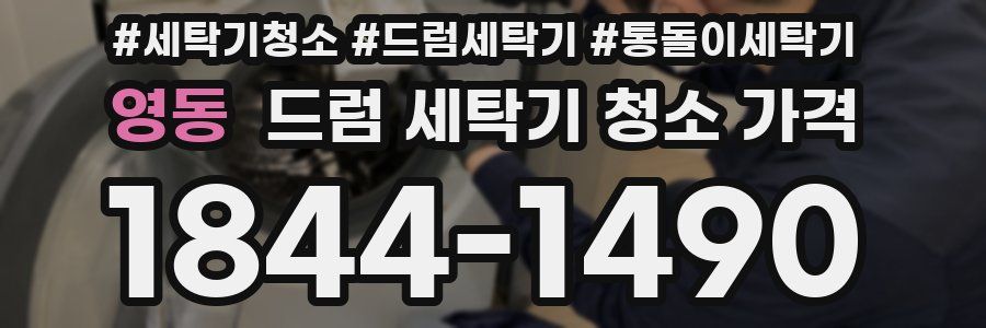 영동 드럼 세탁기 청소 가격