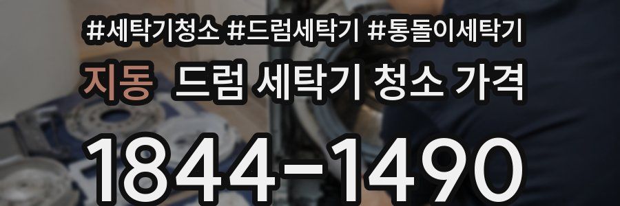 지동 드럼 세탁기 청소 가격