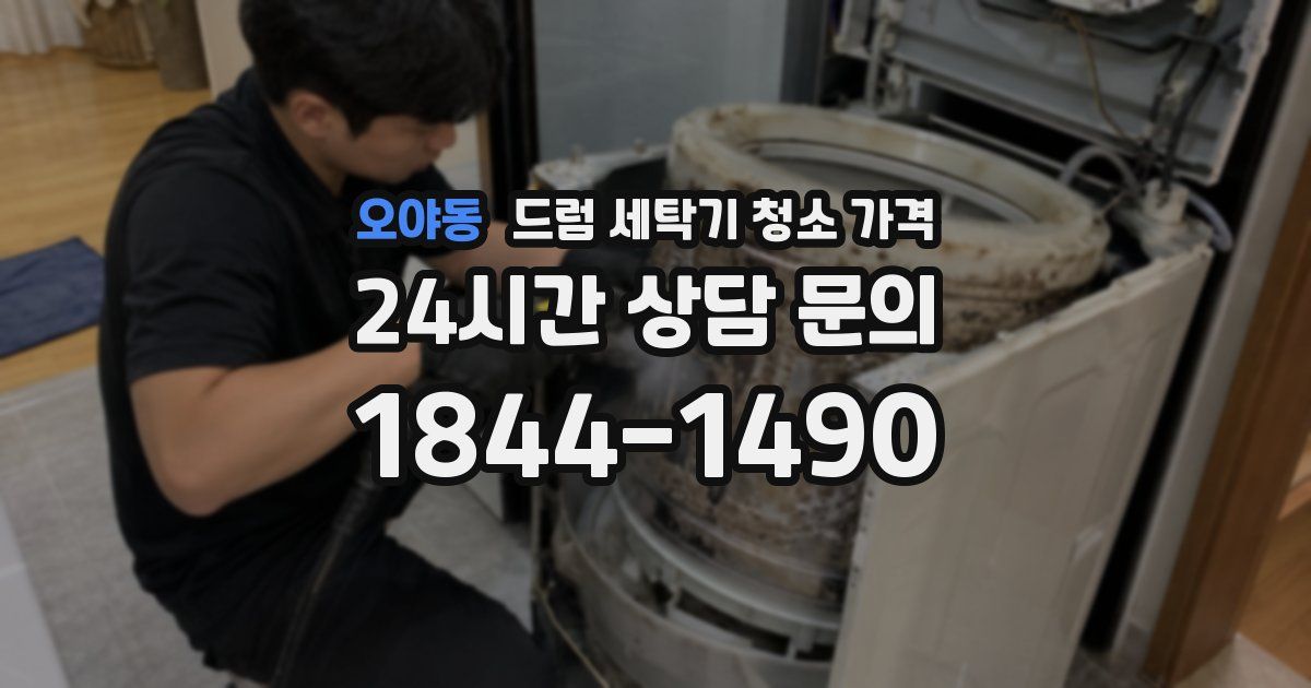 오야동 드럼 세탁기 청소 가격