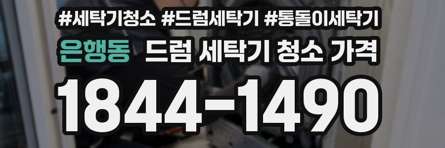 은행동 드럼 세탁기 청소 가격