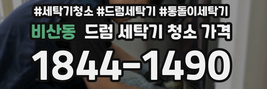 비산동 드럼 세탁기 청소 가격