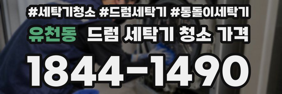 유천동 드럼 세탁기 청소 가격