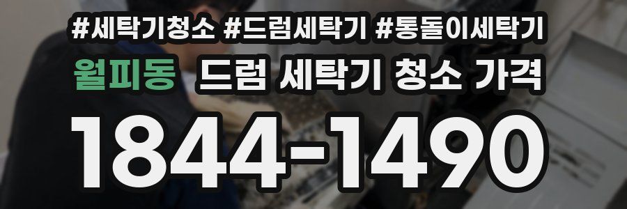 월피동 드럼 세탁기 청소 가격