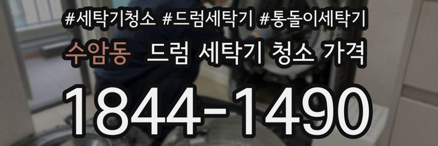 수암동 드럼 세탁기 청소 가격