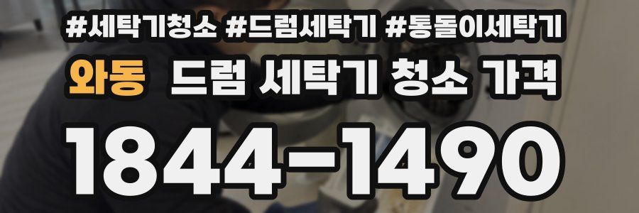 와동 드럼 세탁기 청소 가격